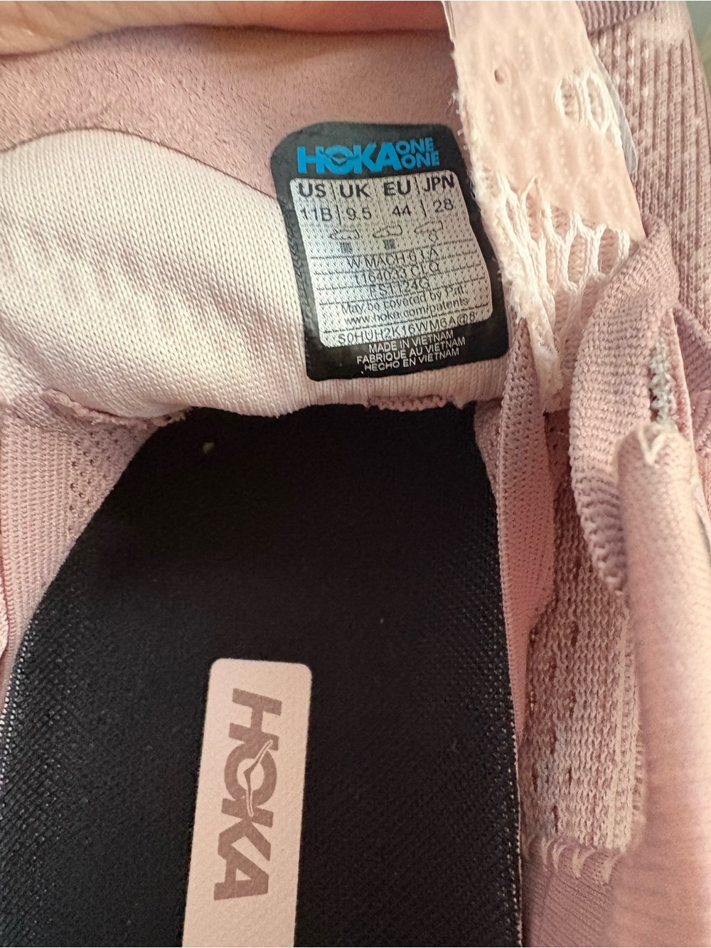 NWOB Hoka One One Women's Mach 6 LA Running Sneakers Cosmic Pearl/ Quartzite 11B - Picture 6 of 8